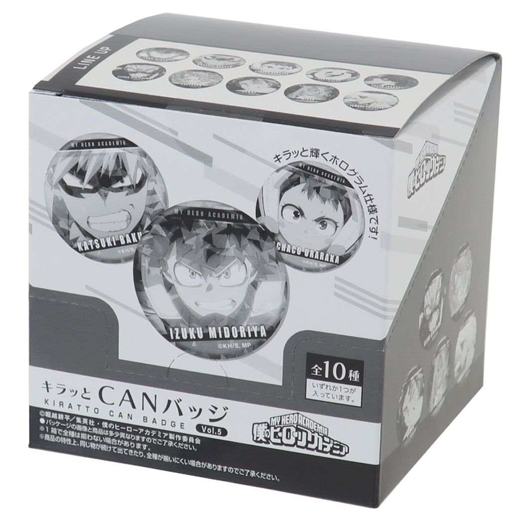 僕のヒーローアカデミア グッズ 缶バッジ 少年ジャンプ アニメキャラクター キラッとCANバッジ 全10種 10個入セット