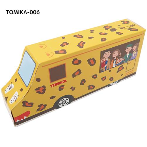 トミカ ジッパー付き保存袋20枚セット ジップバッグ 動物園バス ハートアートコレクション フリーザバッグ プレゼント 男の子 女の子