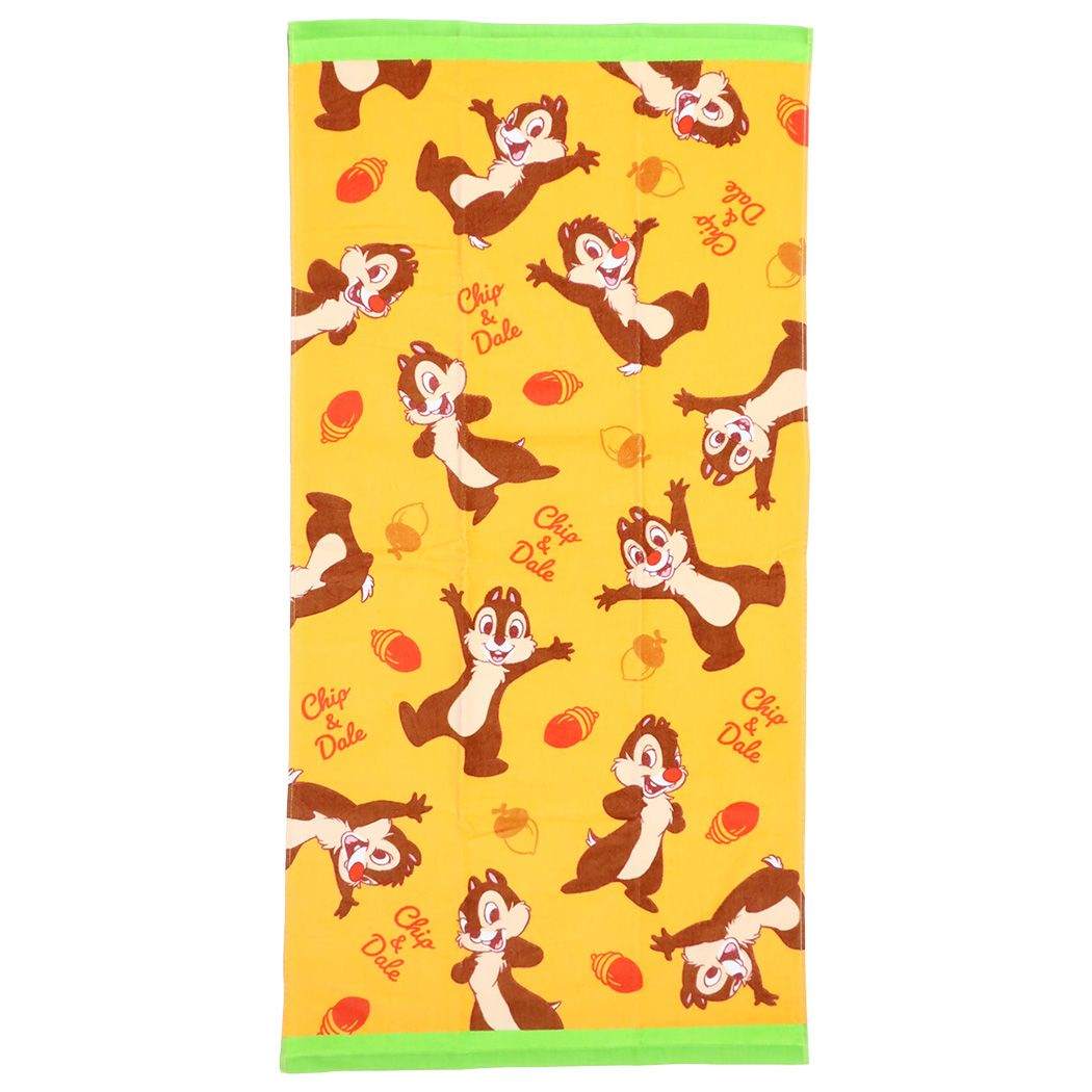チップ&デール グッズ バスタオル ディズニー キャラクター プリントビッグタオル