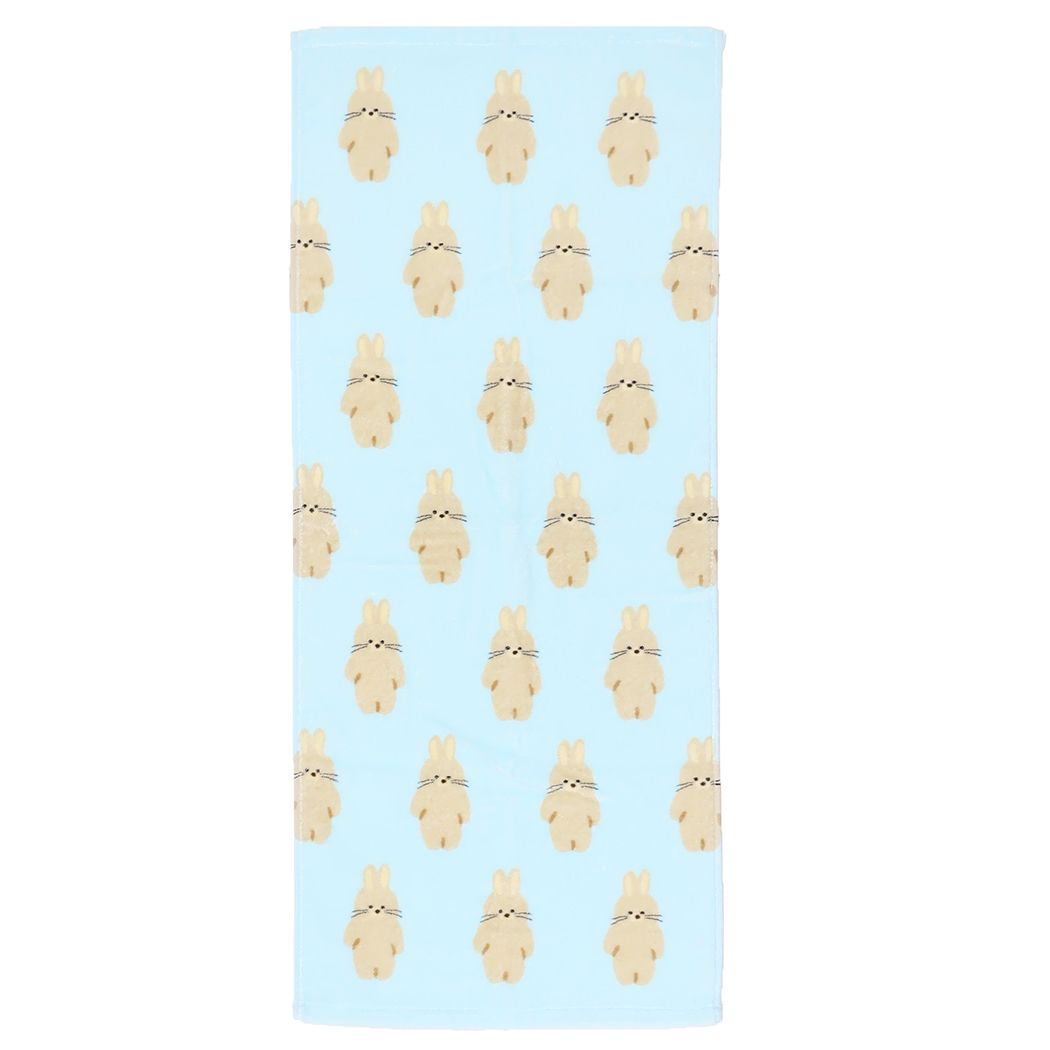 フェイスタオル フレンズヒル プリントロングタオル モフモフアニマル モコピョン FRIENDSHILL 林タオル