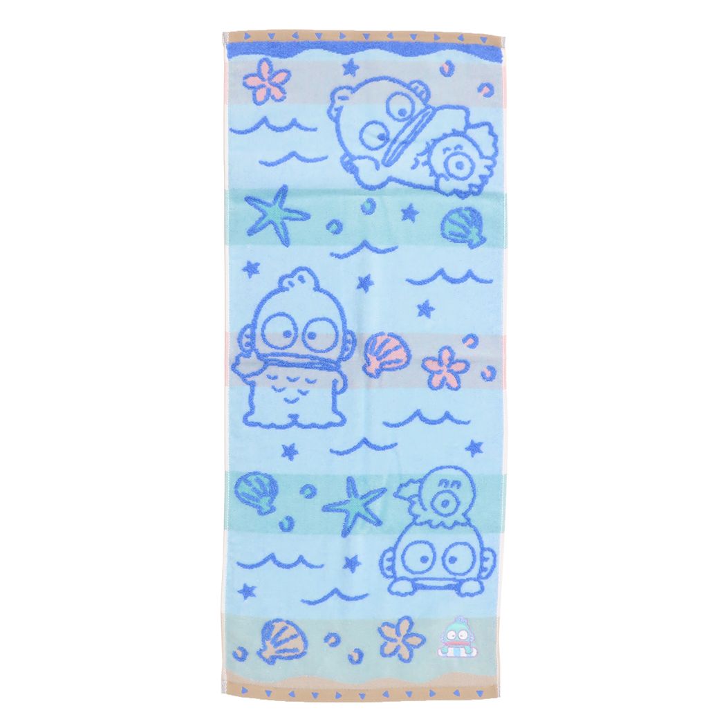 ハンギョドン ジャガードタオル サンリオ フェイスタオル キャラクター マリン