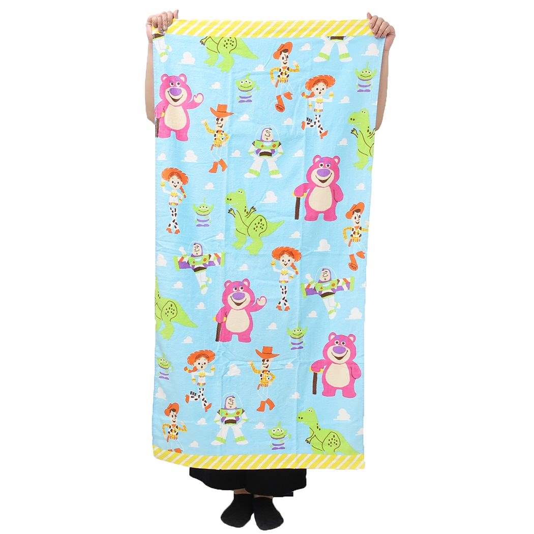 トイストーリー ビーチタオル JUMBO レジャー バスタオル ブリージー ディズニー 林タオル プレゼント 男の子 女の子 ギフト