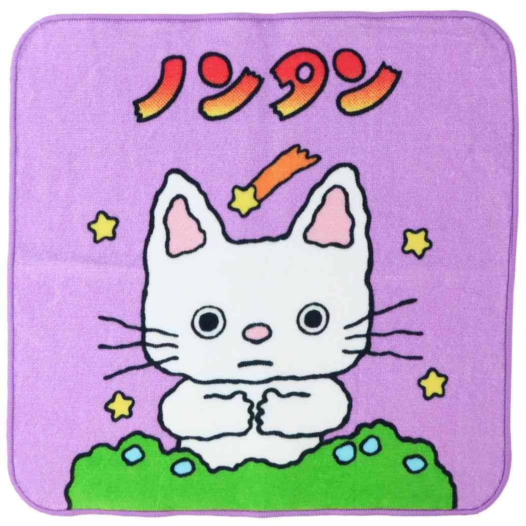 ノンタン 絵本キャラクター ミニタオル インクジェットプリントハンカチタオル おやすみノンタン プレゼント 男の子 女の子 ギフト