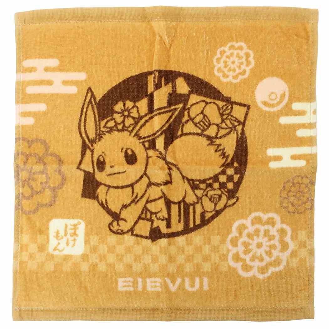 ポケットモンスター プリントウォッシュタオル ハンドタオル M4379 イーブイ ポケモン キャラクター プレゼント 男の子 女の子