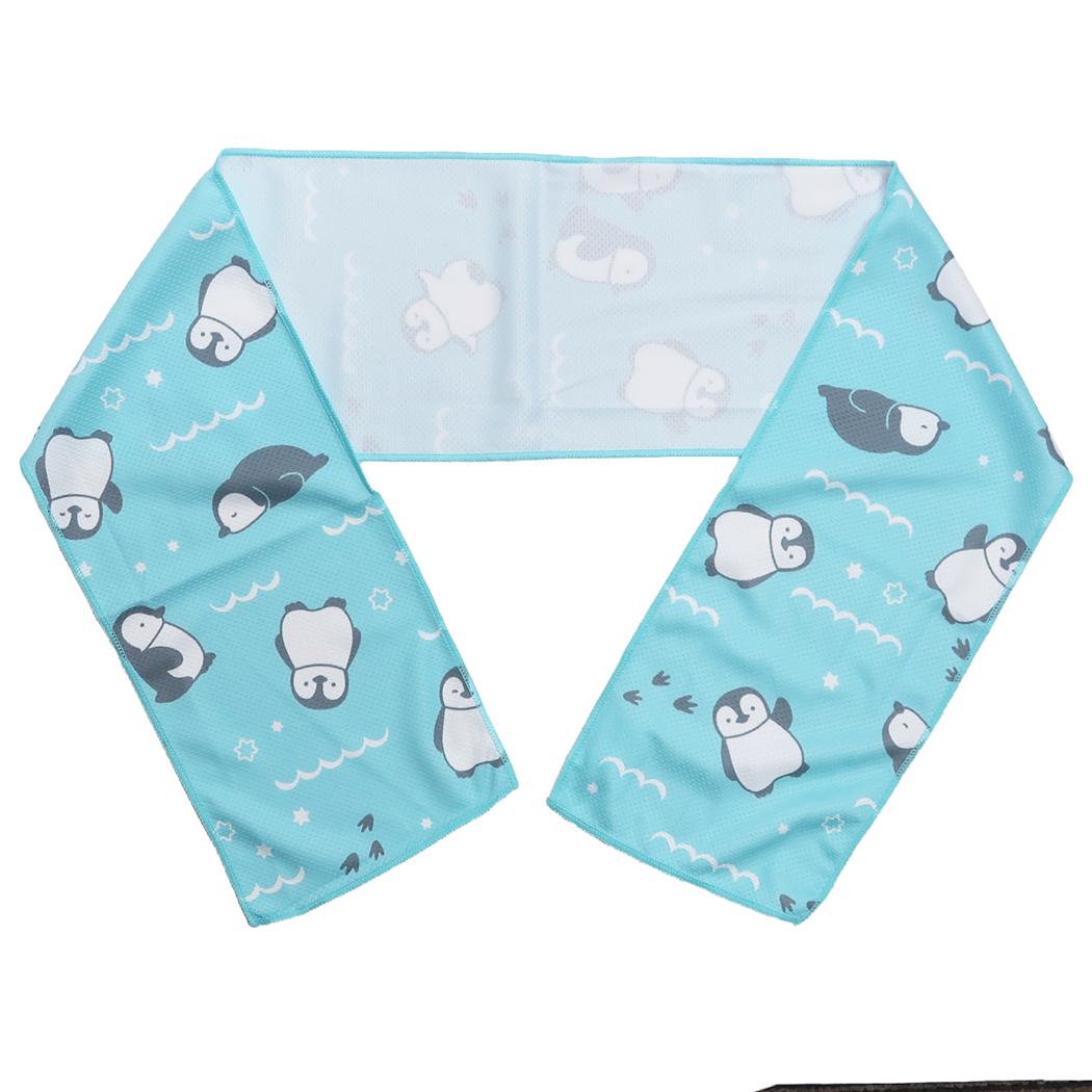 夏用 ひんやりタオル 抗菌 クールタオル ひんやりペンギン 林タオル プレゼント 男の子 女の子 ギフト