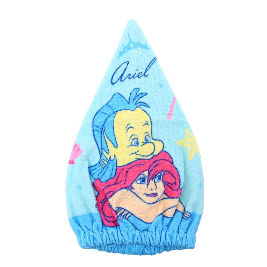 リトルマーメイド グッズ ヘアドライタオル帽子 キャラクター タオルキャップ ビーフレンド アリエル