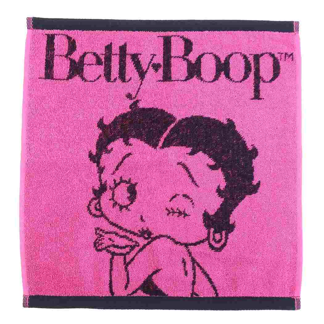 ベティブープ ハンドタオル ジャガード ウォッシュタオル ピンクフェイス Betty 犬飼タオル プチギフト かわいい 大人 女子向け プレ