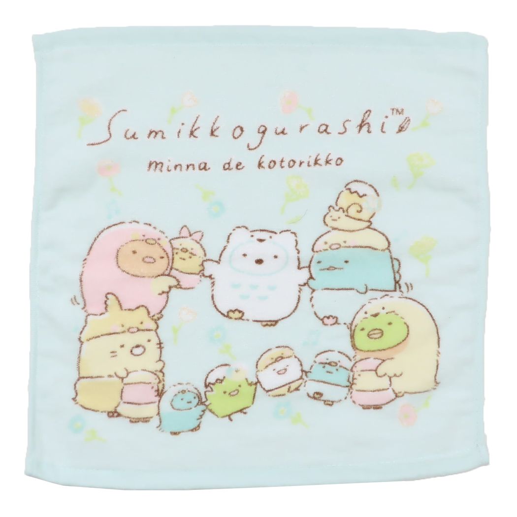 すみっコぐらし プリントウォッシュタオル サンエックス ハンドタオル キャラクター ことりっコ