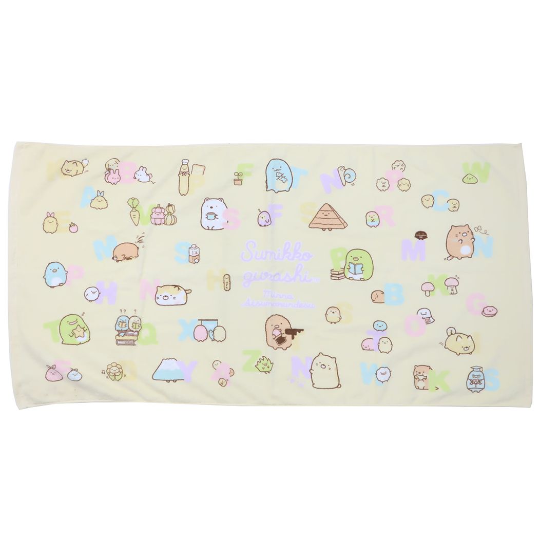すみっコぐらし グッズ バスタオル サンエックス キャラクター プリントビッグタオル