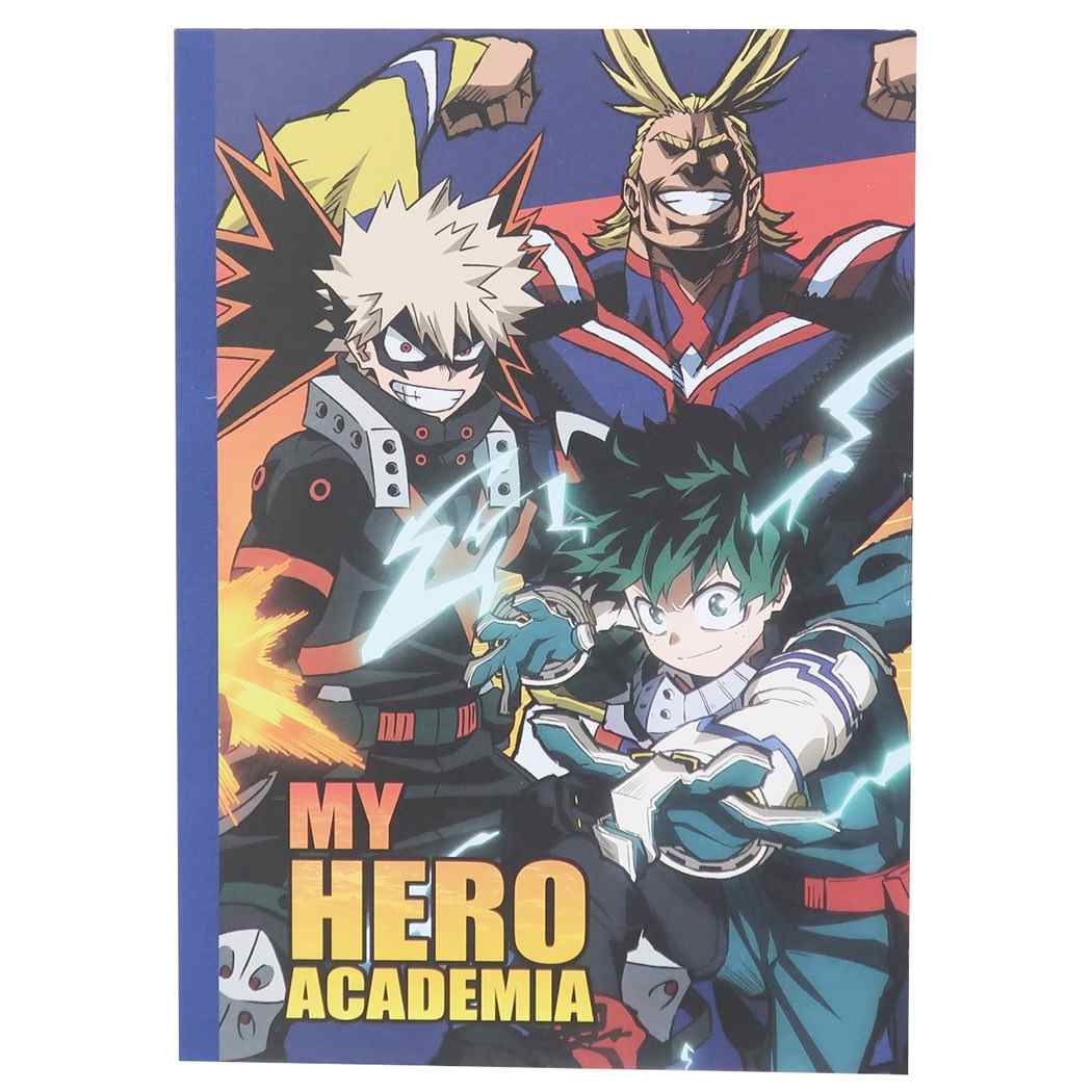 僕のヒーローアカデミア グッズ 横罫ノート アニメキャラクター B5 学習 ノート A ブルー 少年ジャンプ プレゼント 男の子 女の