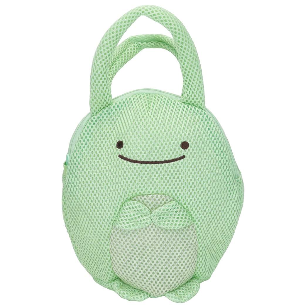 すみっコぐらし サンエックス 洗濯ネット ランドリーポーチ メッシュトート S とかげ 本物 アイプランニング プレゼント 男の子 女