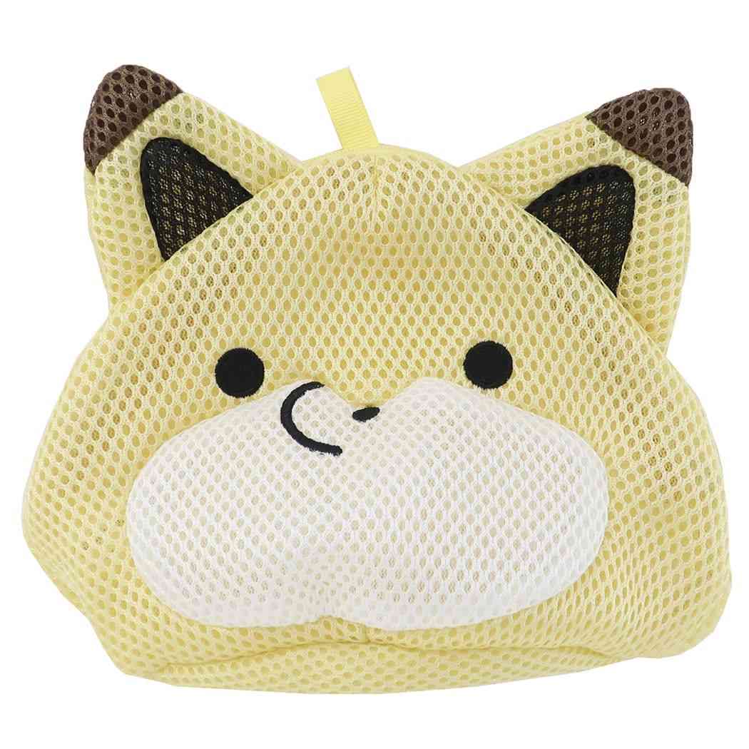 タヌキとキツネ LINEクリエンターズ キャラクター 洗濯ネット ランドリーポーチS キツネ アイプランニング プレゼント 男の子 女