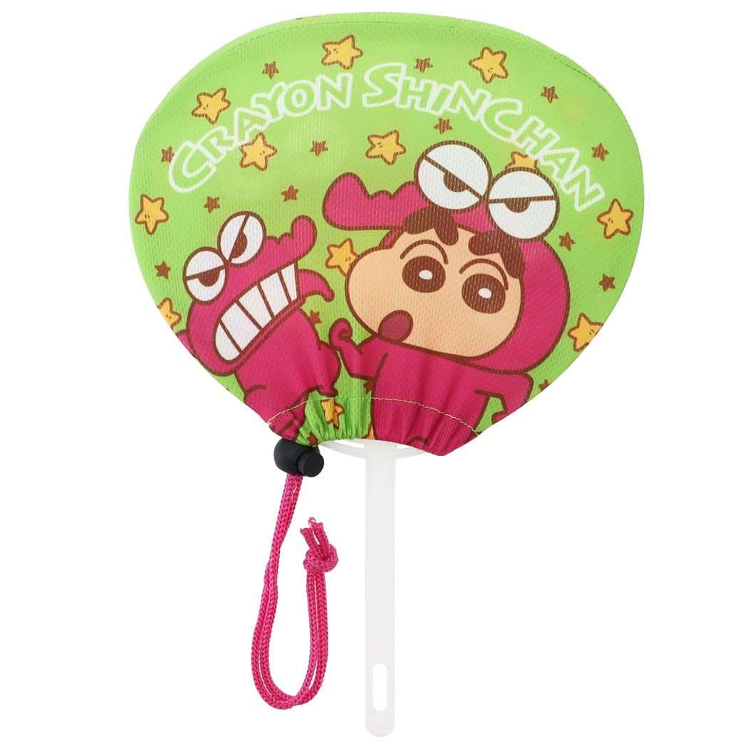 クレヨンしんちゃん ひんやり抗菌 うちわ 夏雑貨 チョコビ アニメキャラクター プレゼント 男の子 女の子 ギフト