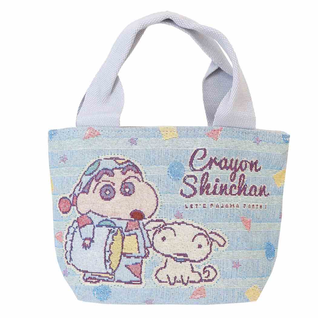 クレヨンしんちゃん ゴブラン織りランチトート ランチバッグ アニメキャラクター パジャマ