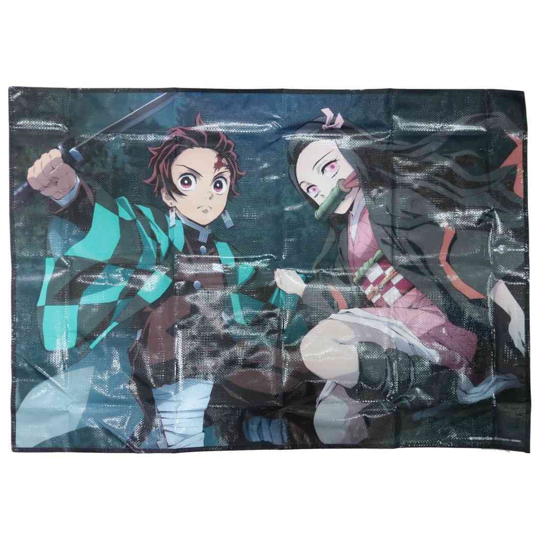 鬼滅の刃 アニメキャラクター レジャーシート ピクニック用品 竈門炭治郎 竈門禰豆子 少年ジャンプ プレゼント 男の子 女の子 ギフト