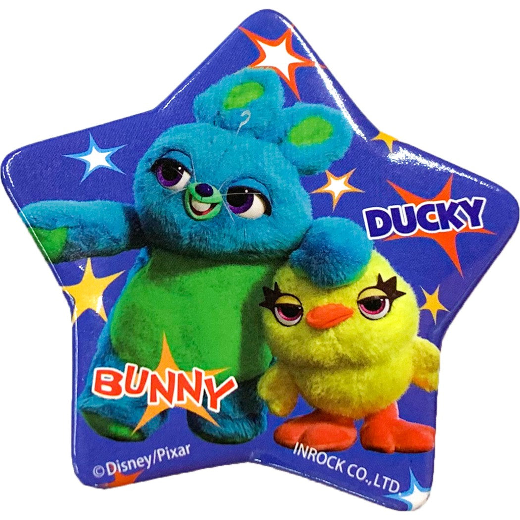 トイストーリー 4 ディズニー グッズ 缶バッジ セット 星形 カンバッジ 2個セット Bタイプ インロック コレクション雑貨 プ