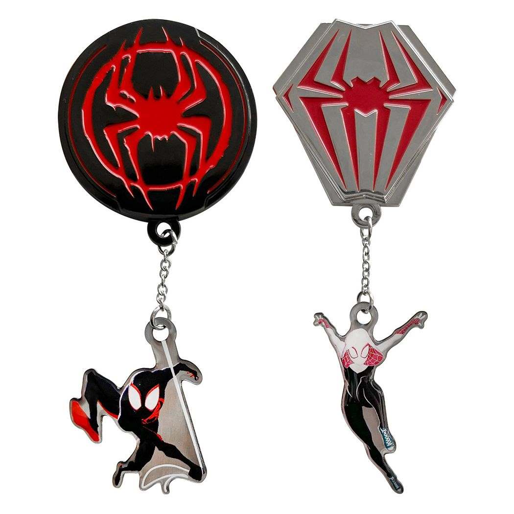 スパイダーマン:アクロス ザ スパイダーバース ピンバッジセット 2個セット ピンズ MARVEL キャラクター