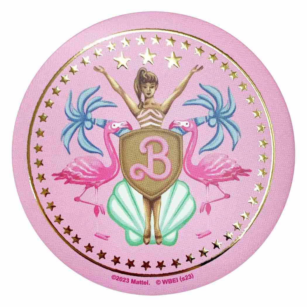 バービー 缶バッジ ジュエリー缶バッジ Barbie インロック