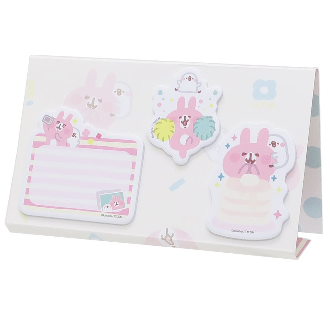 カナヘイの小動物 ダイカットふせんセット ピスケ&うさぎ グッズ 付箋 キャラクター LINEクリエイターズ インロック 文具 プレゼント