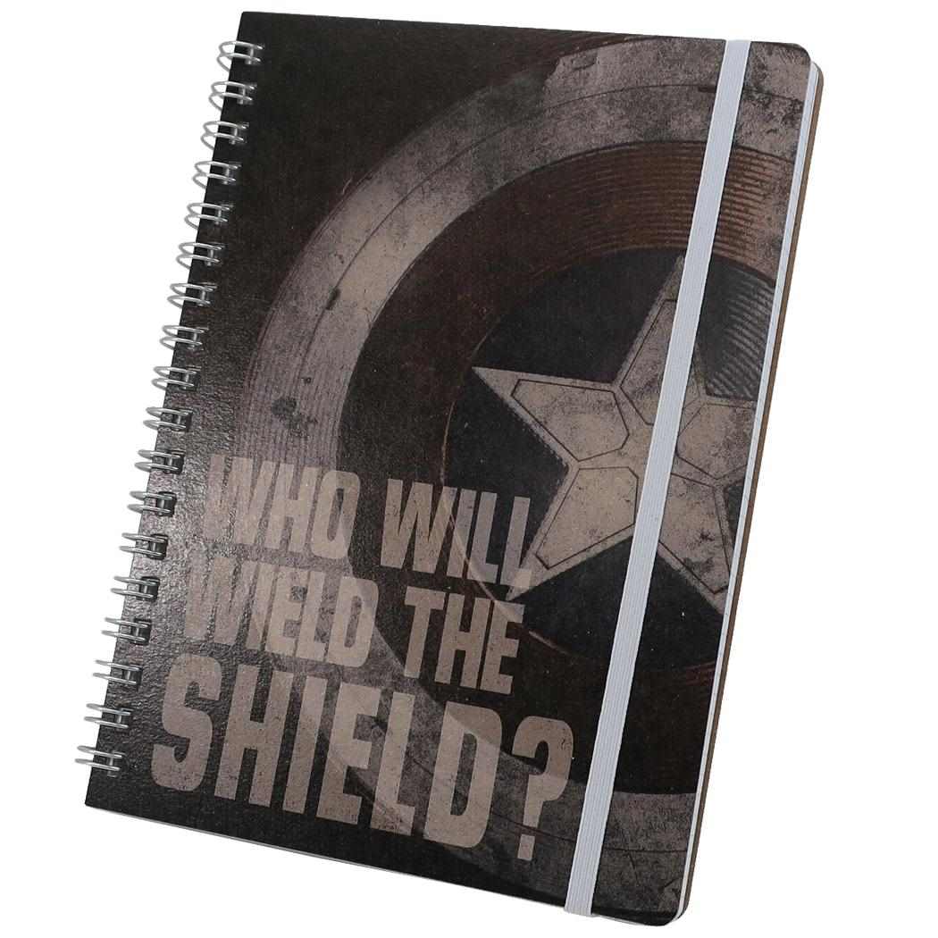 ゴムバンド付き B6 リングノート マーベル リングノート MARVEL 通販 ファルコン&ウィンターソルジャー グッズ プレゼント