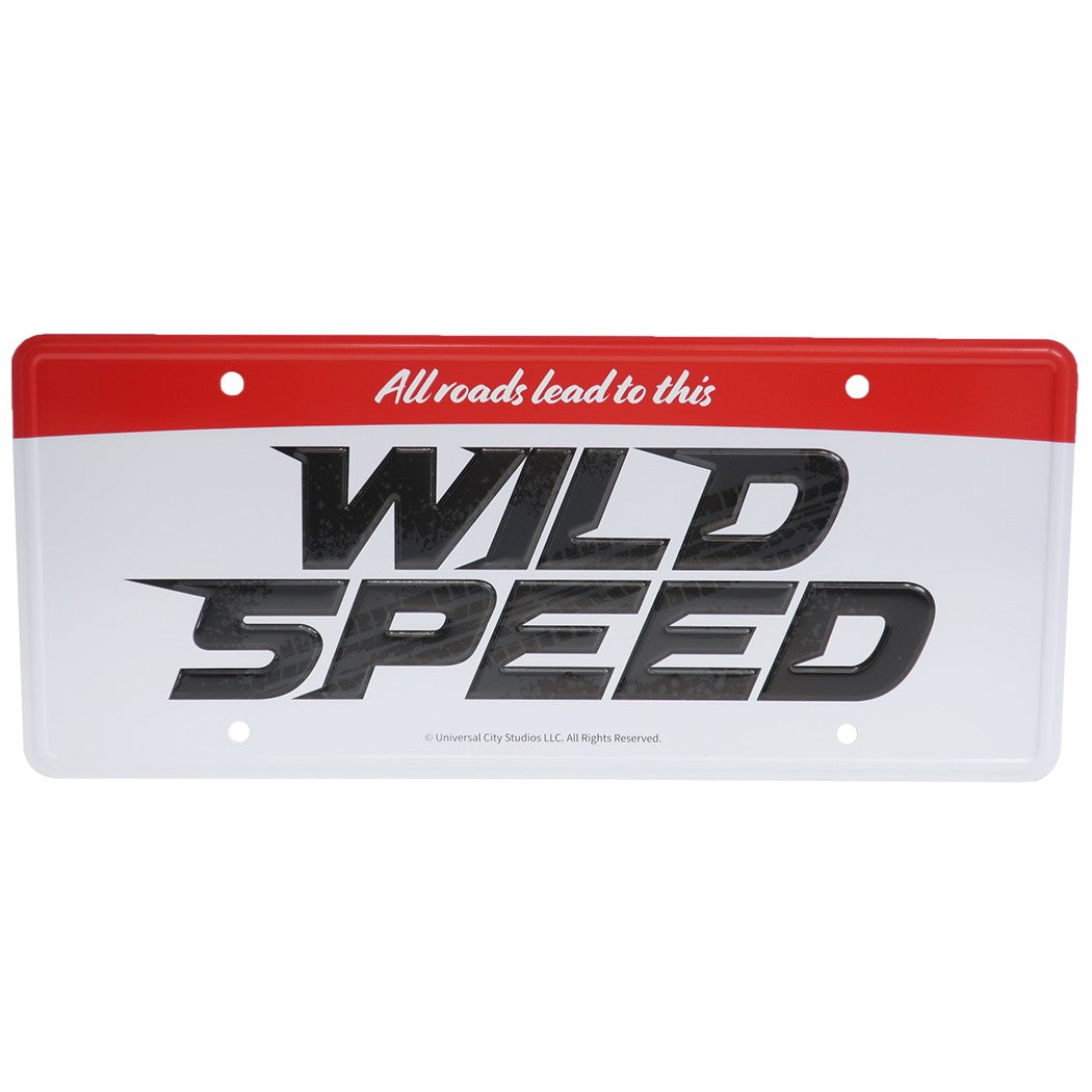 ワイルドスピード9 ジェットブレイク ユニバーサル映画 キャラクター ナンバープレート型 プレート コレクション雑貨 プレゼント 男の