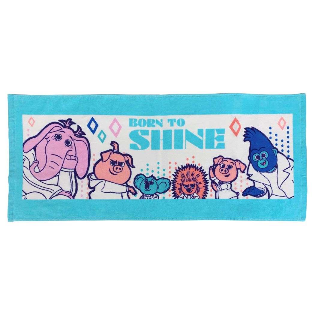 SING シング ネクストステージ 映画 キャラクター フェイスタオル プリントロングタオル プレゼント 男の子 女の子 ギフト