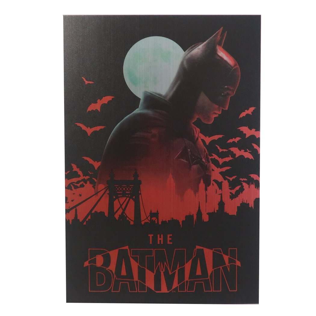 THE BATMAN ザ バットマン POSTCARD メタリック ポストカード DCコミック 映画キャラクター プレゼント 男の子