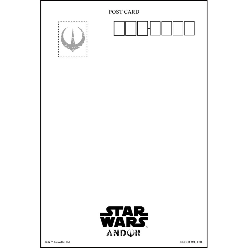 スターウォーズ キャシアンアンドー ポストカード STAR WARS POSTCARD キャラクター プレゼント 男の子 女の子 ギフ
