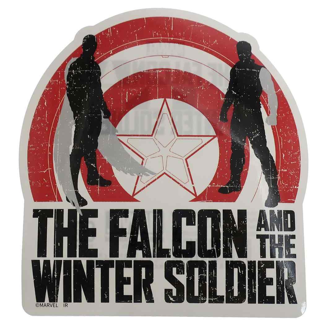 MARVEL ダイカット ステッカー ビッグ シール ファルコン&ウィンターソルジャー B マーベル インロック INFINITY SAGAシリーズク