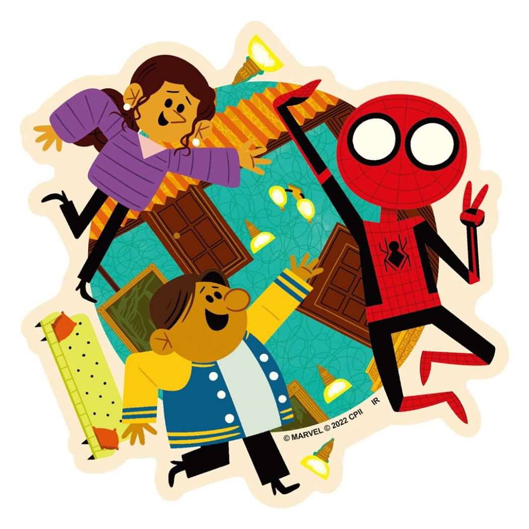 スパイダーマン ノーウェイ ホーム ダイカットステッカー ビッグ シール イラストB MARVEL プレゼント 男の子 女の子 ギフト