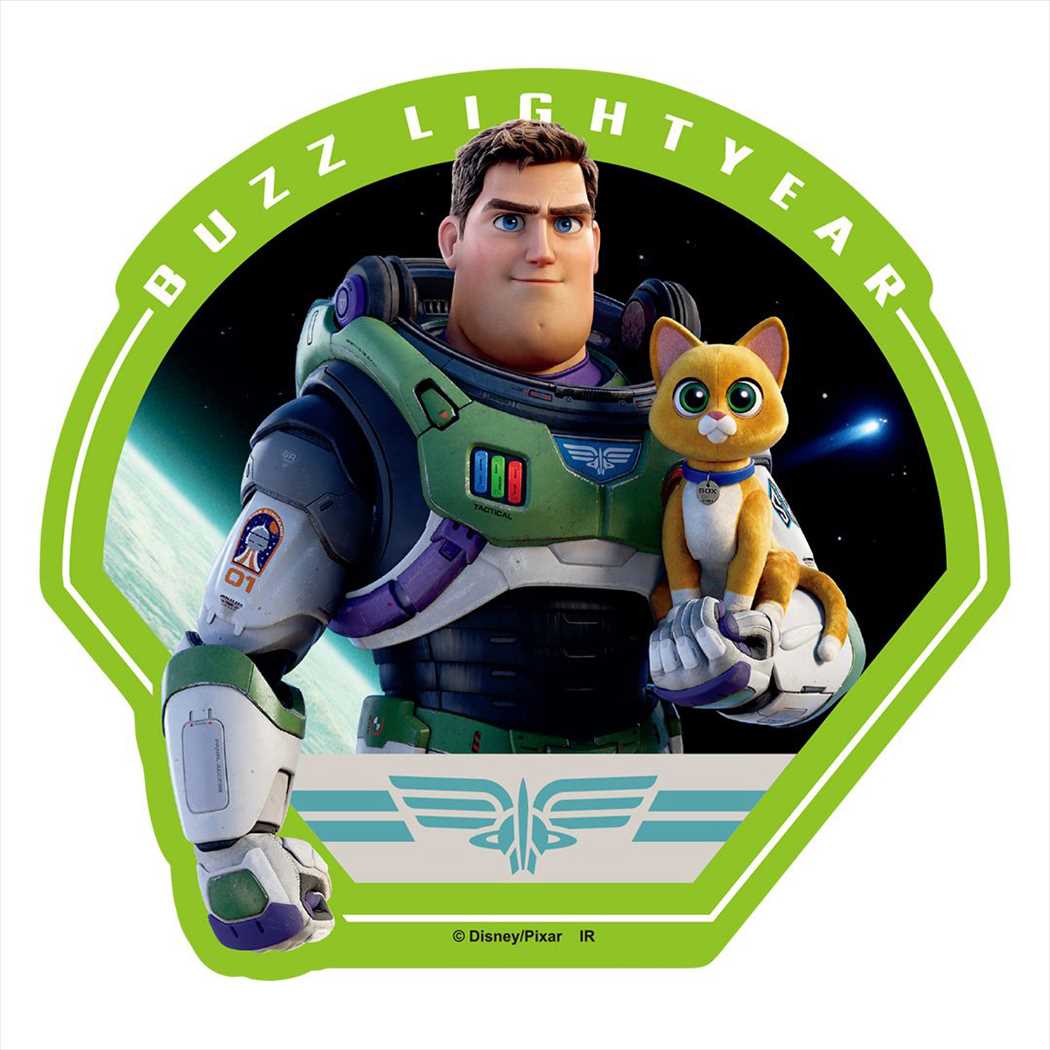 バズライトイヤー ビッグ シール ダイカットステッカー A ディズニー インロック プレゼント 男の子 女の子 ギフト