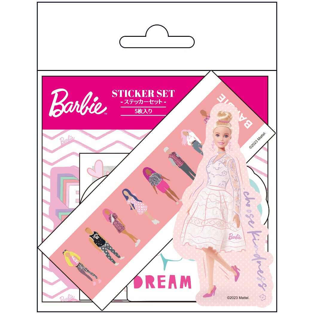 バービー Barbie キャラクター ダイカットシール ステッカーセット