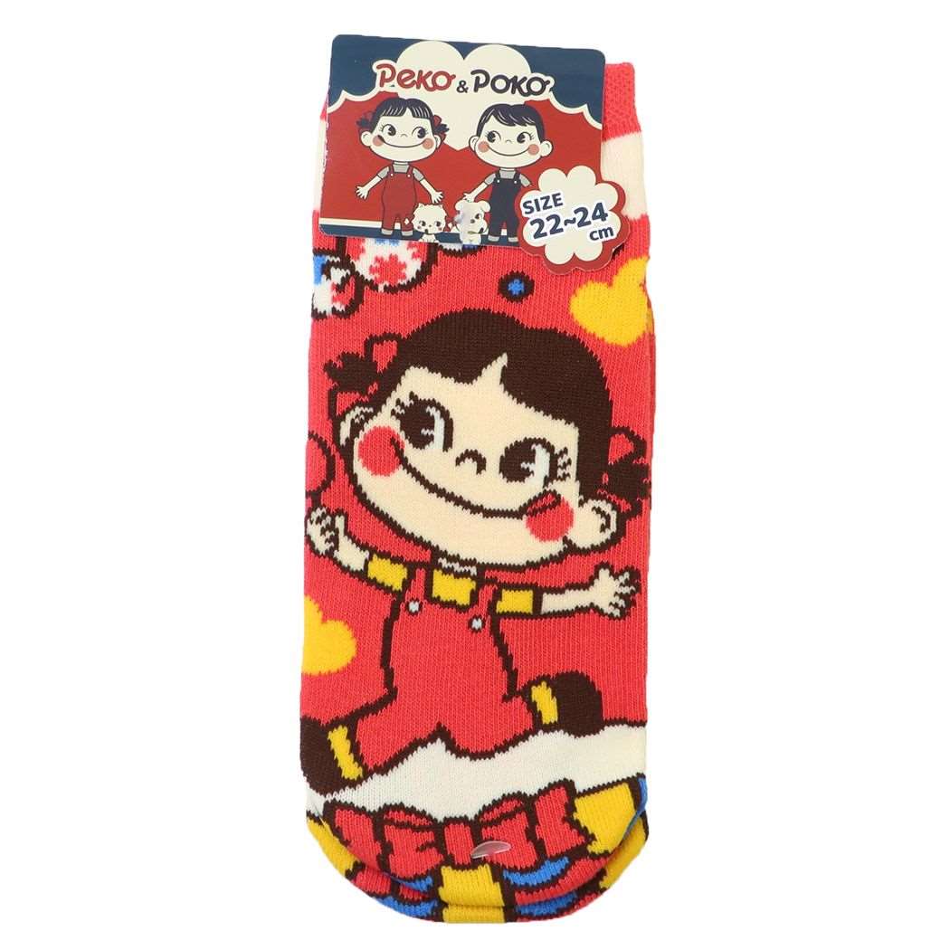 ペコちゃん グッズ 女性用靴下 不二家 キャラクター レディースソックス