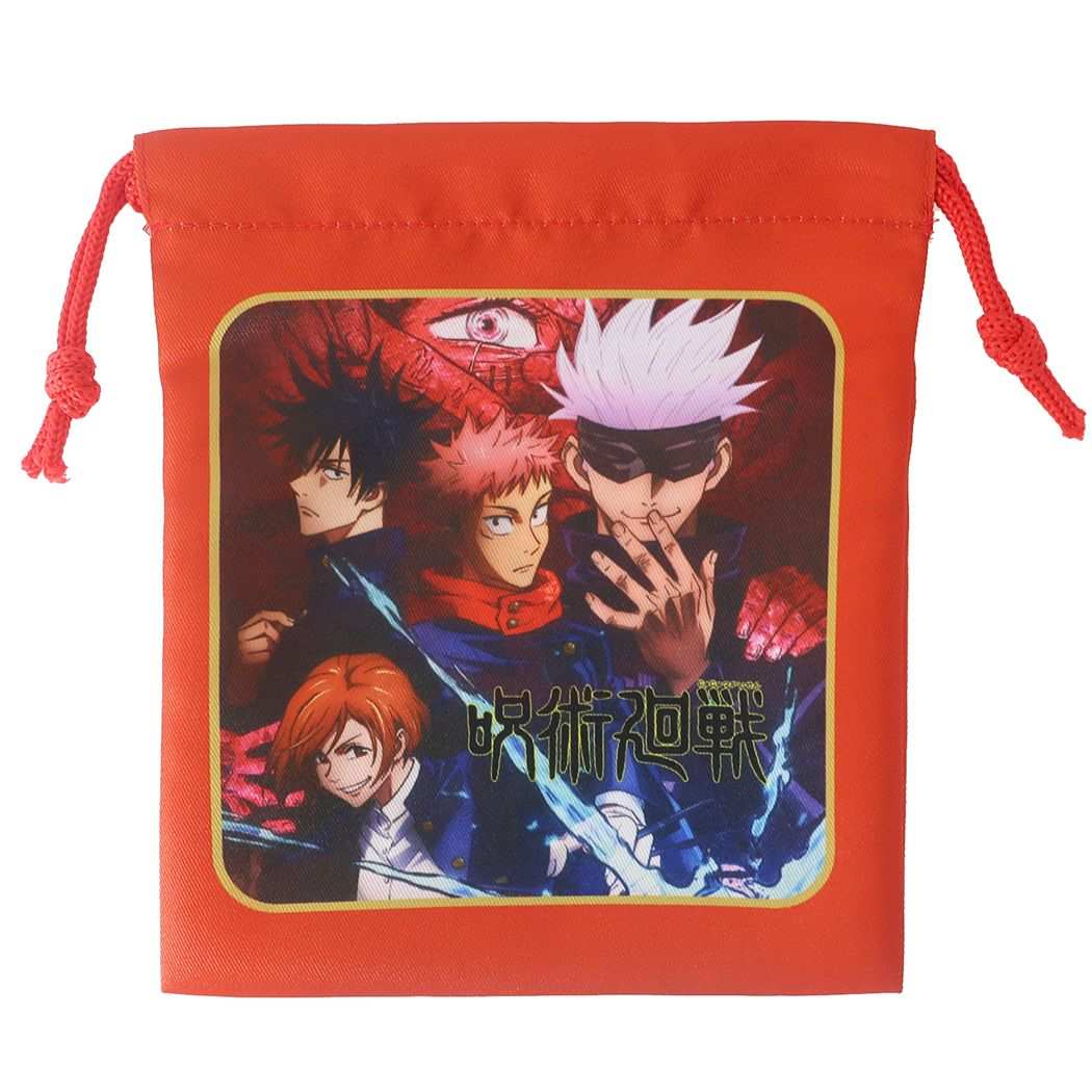 呪術廻戦 少年ジャンプ アニメキャラクター 巾着袋 きんちゃくポーチ リアル ジェイズプランニング プレゼント 男の子 女の子 ギフト
