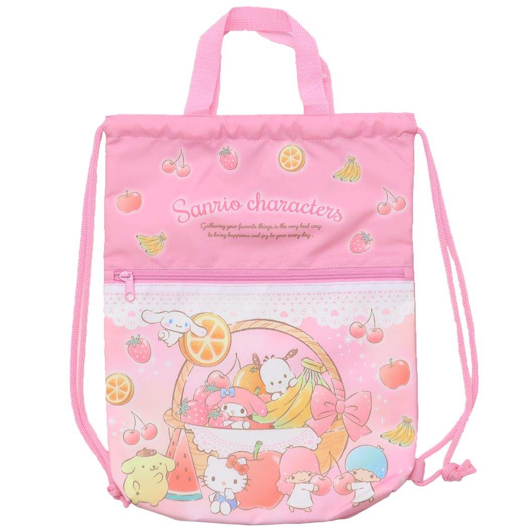 巾着ナップサック サンリオキャラクターズ 体操服かばん サンリオキャラクターズ 新入学 サンリオ ジェイズプランニング