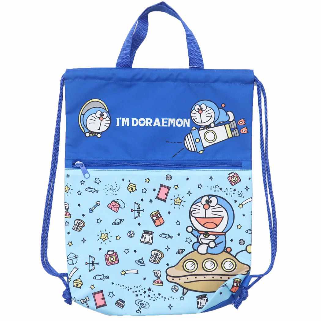 アイムドラえもん 巾着ナップサック 体操服かばん スペース 新入学 サンリオ ジェイズプランニング
