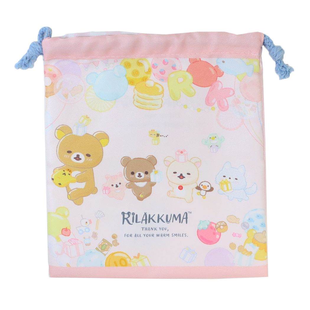 リラックマ 巾着 きんちゃくポーチ サンエックス 巾着袋 キャラクター