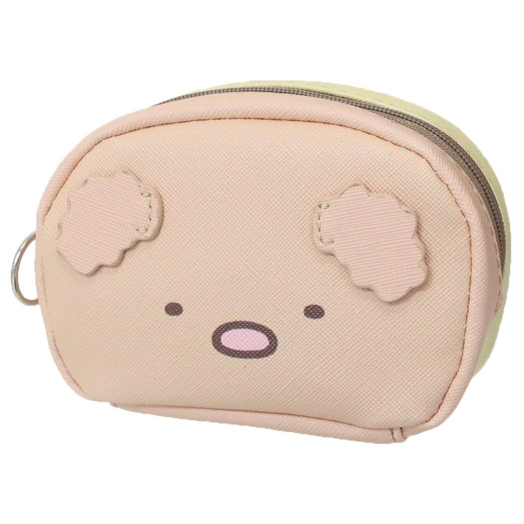 すみっコぐらし 両面フェイスポーチ サンエックス ミニポーチ キャラクター とんかつ&えびふらいのしっぽ プレゼント 男の子 女の子