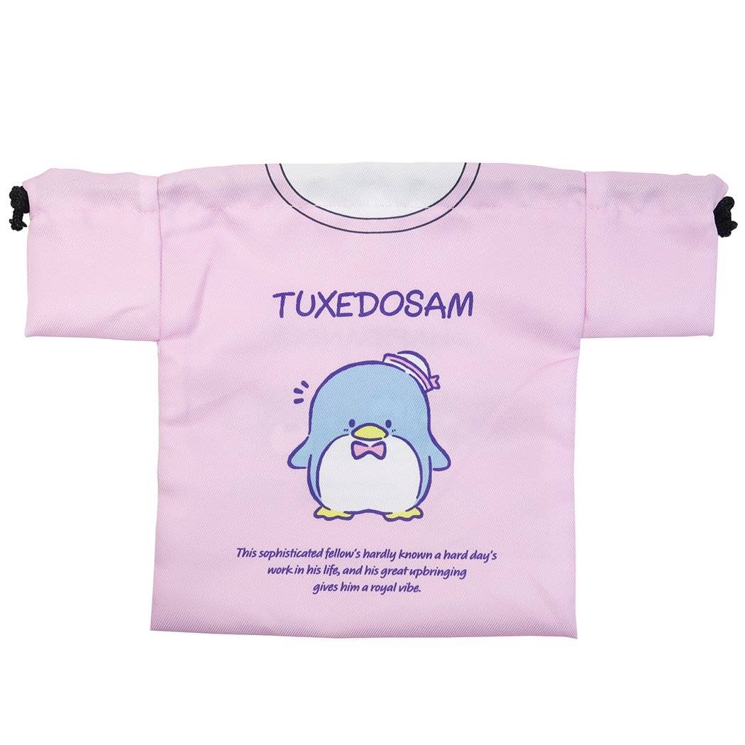 はぴだんぶい 巾着袋 Tシャツ型 巾着 タキシードサム サンリオ ケイカンパニー プレゼント 男の子 女の子 ギフト