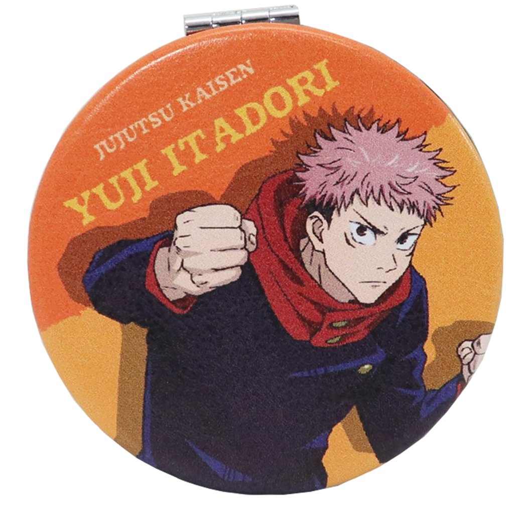呪術廻戦 グッズ 手鏡 少年ジャンプ アニメキャラクター コンパクト ダブル ミラー 虎杖悠仁 プレゼント 男の子 女の子 ギフト