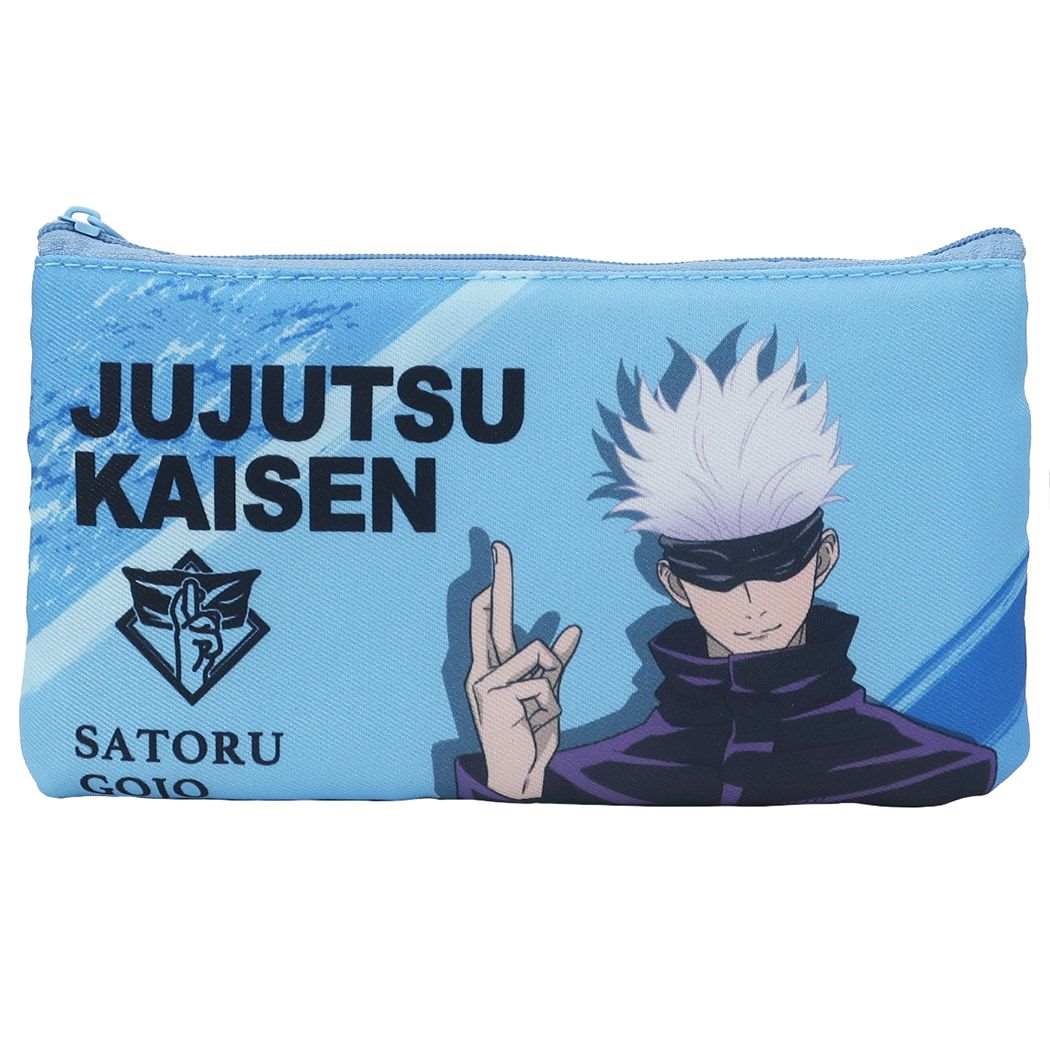 平 ペンケース 呪術廻戦 フラット ペンポーチ M 少年ジャンプ 五条悟 筆箱 プレゼント 男の子 女の子 ギフト