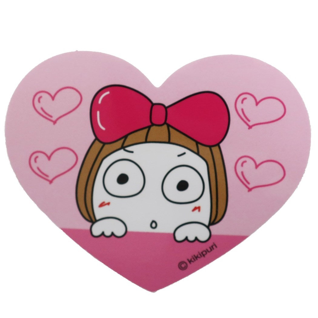 キキぷり ビッグ シール ダイカット ステッカー はな ハート LINEスタンプ グッズ プレゼント 男の子 女の子 ギフト