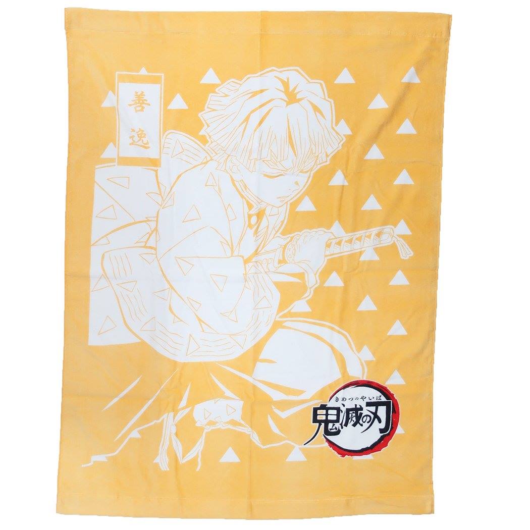 鬼滅の刃 少年ジャンプ キャラクター キッズ タオルケット お昼寝ケット 我妻善逸 ケイカンパニー プレゼント 男の子 女の