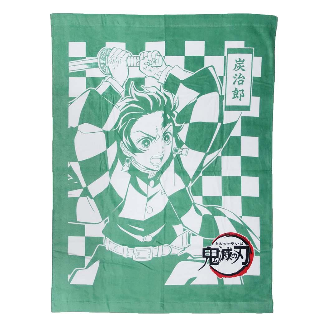 鬼滅の刃 キャラクター キッズ タオルケット お昼寝ケット 竈門炭治郎 少年ジャンプ グッズ プレゼント 男の子 女の子 ギフト