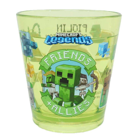 キラキラクリアカップ マインクラフトレジェンズ プラコップ Minecraft Legends ケイカンパニー グリーン