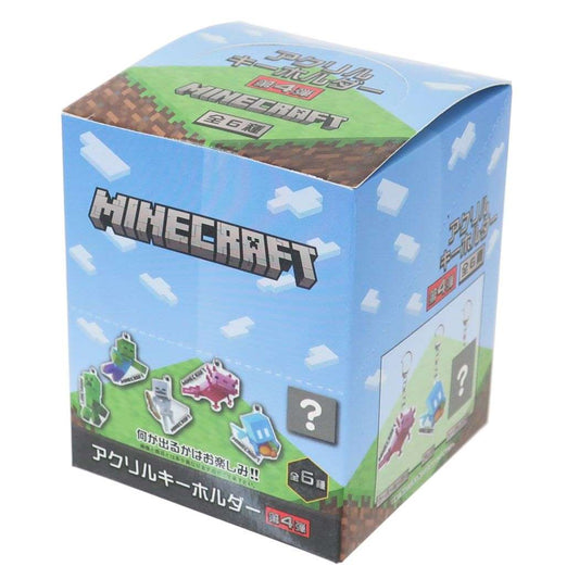 マインクラフト Minecraft ゲームキャラクター キーリング アクリルキーホルダー 第4弾 全6種 6個入セット