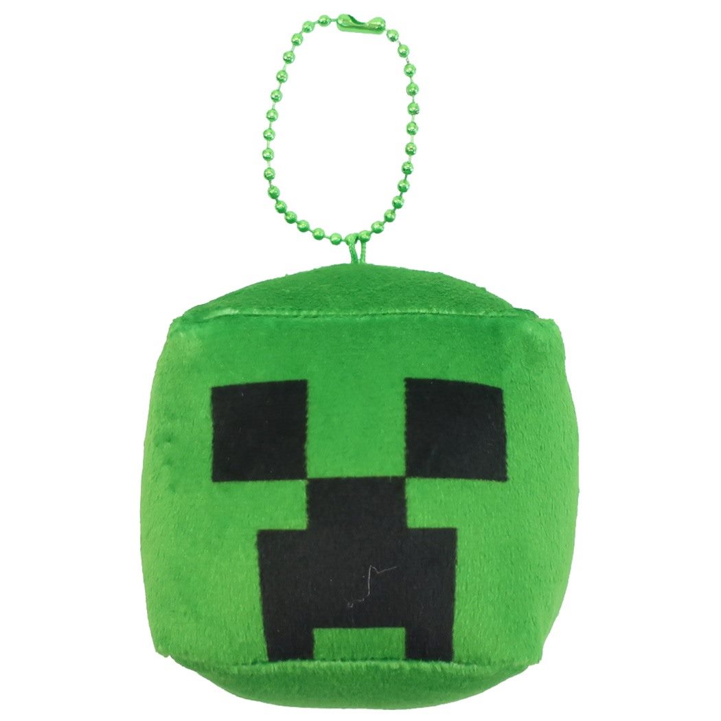 MINECRAFT マインクラフト キューブ ボールチェーン マスコット ミニぬいぐるみ クリーパー マイクラ ゲームキャラクター グッズ