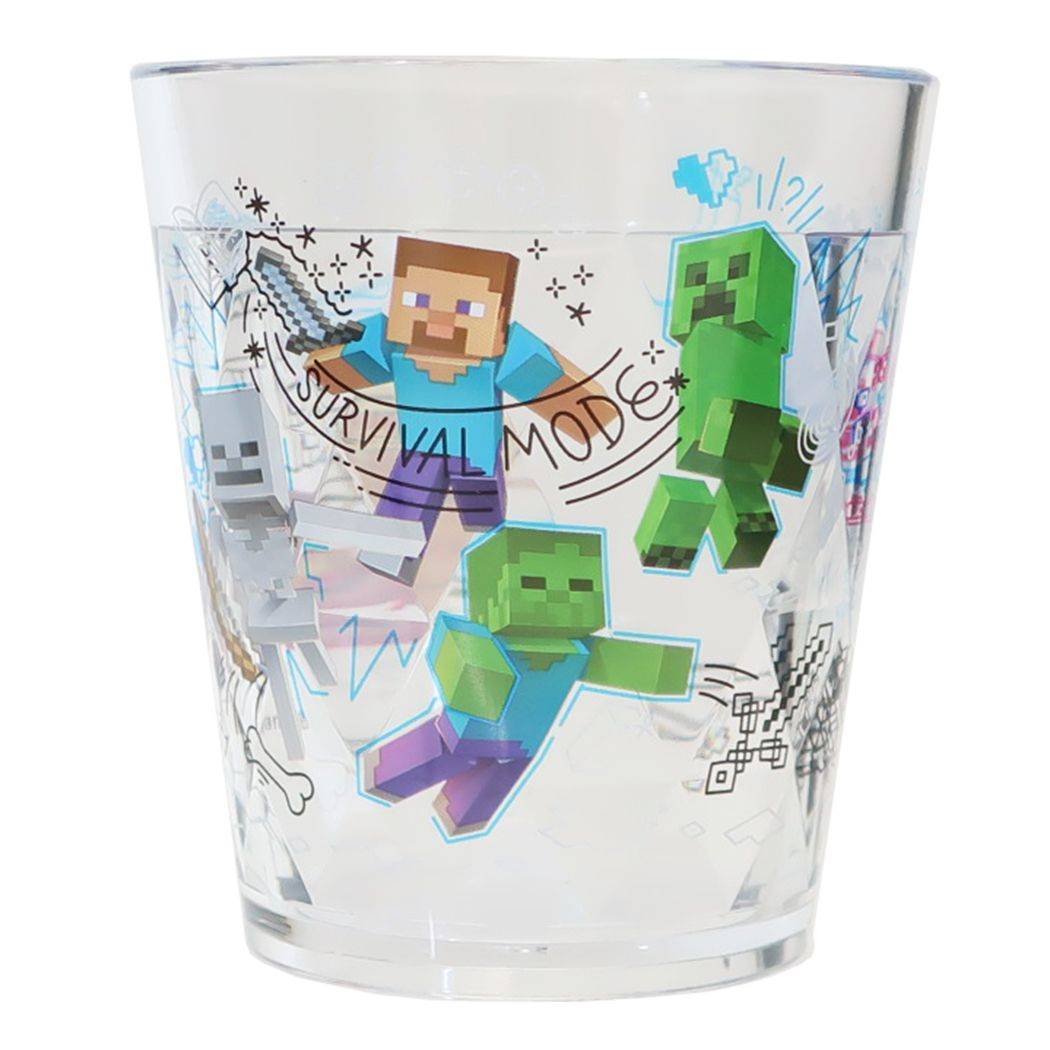 マインクラフト プラコップ キラキラクリアカップ 集合 Minecraft