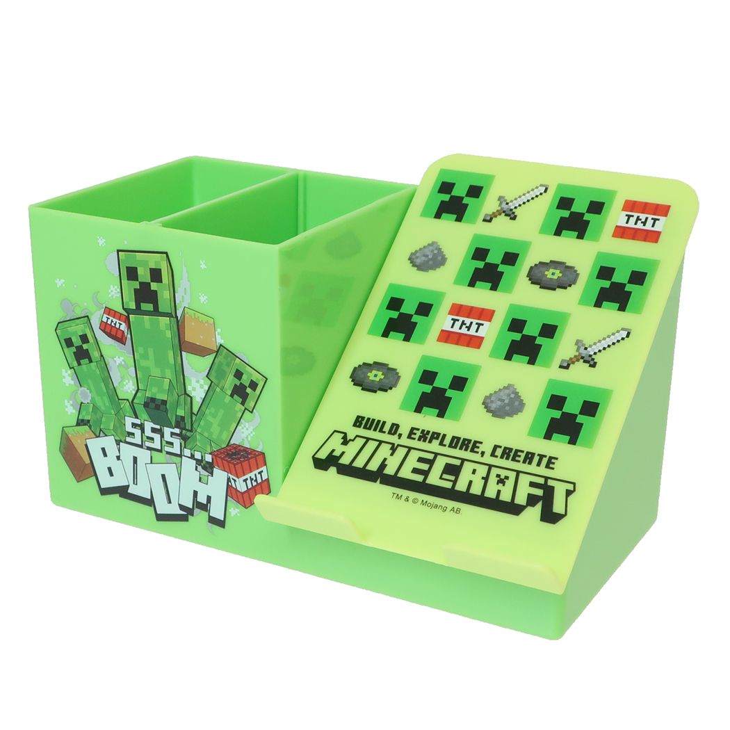 Minecraft マインクラフト グッズ 卓上収納 ゲームキャラクター フリースタンドチェスト