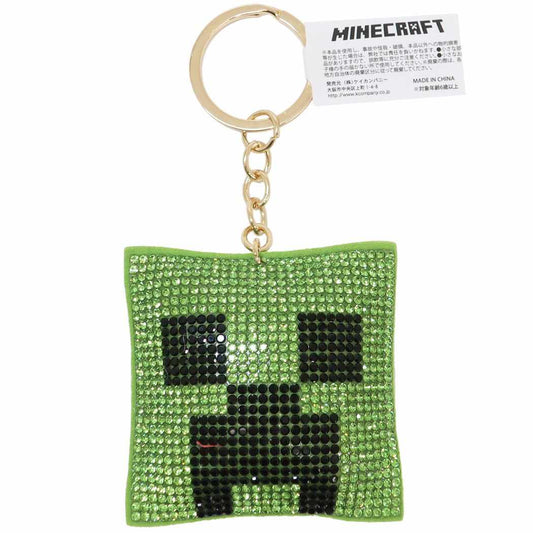 マインクラフト Minecraft ゲームキャラクター キーホルダー キラキラキーチェーン クリーパー プレゼント 男の子 女の子 ギ